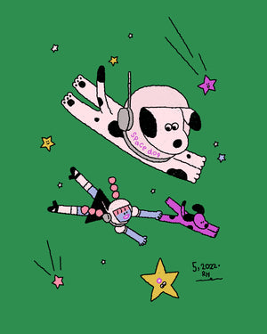 Exploring the Universe wall canvas