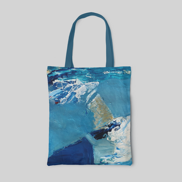 Above the Atlantic Ocean tote bag