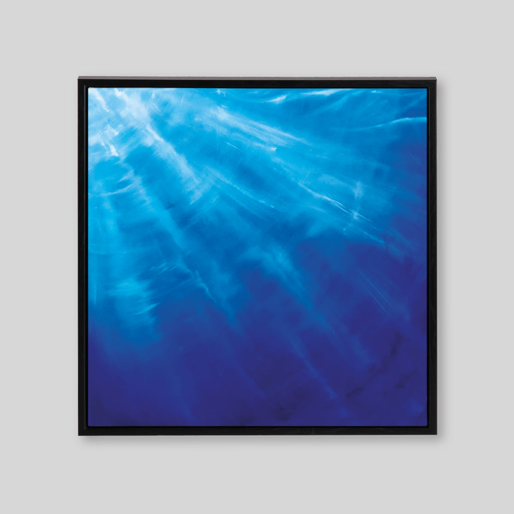 Sunlight under the sea wall canvas
