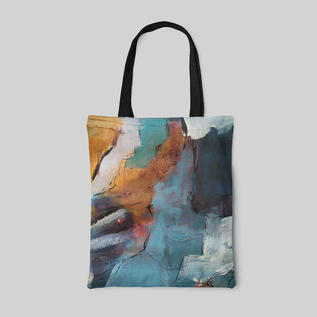 Colors of waterfall tote bag