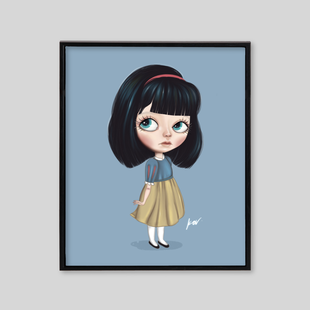 Snow White Wall Canvas