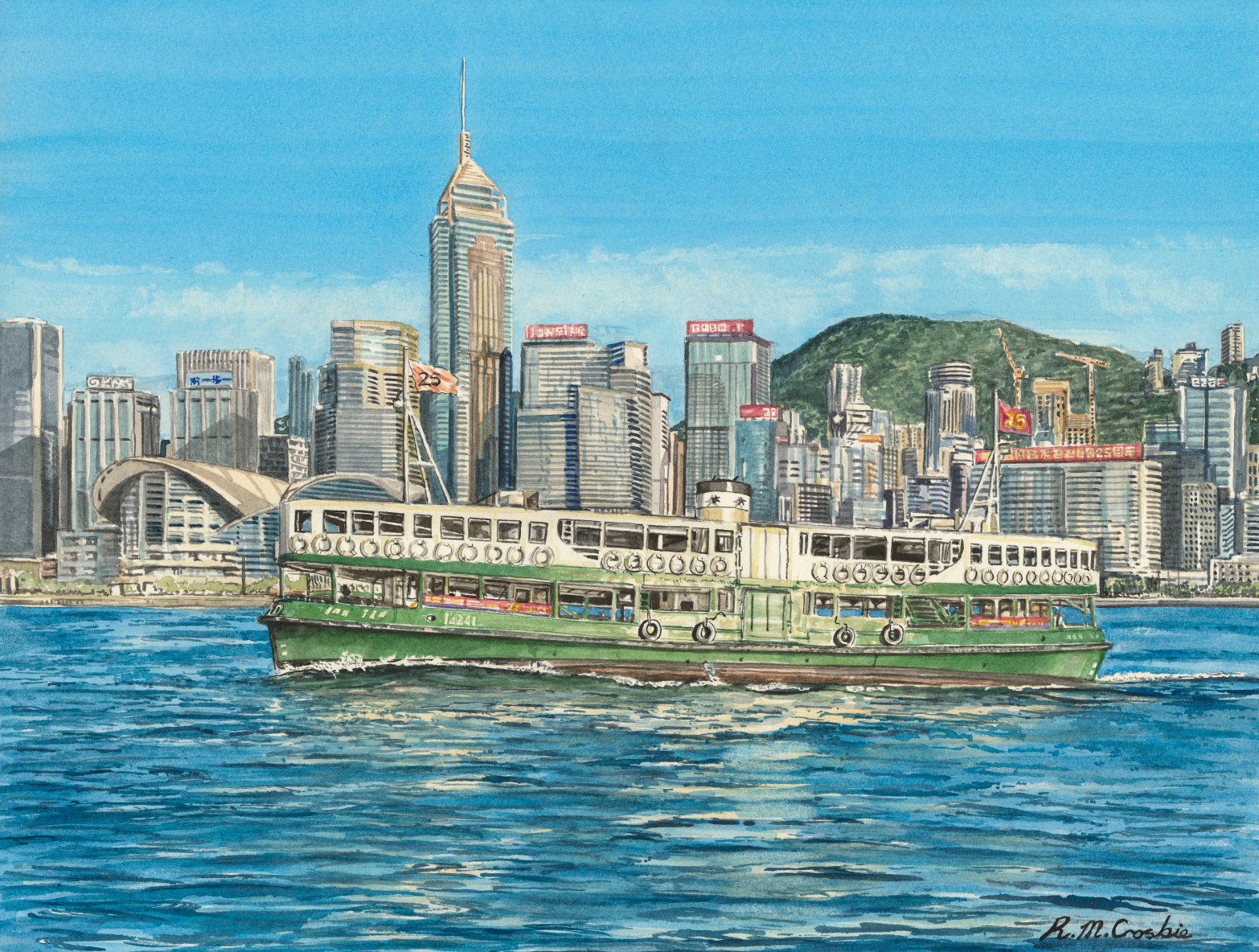 Crossing the Har(bar) Wall Canvas