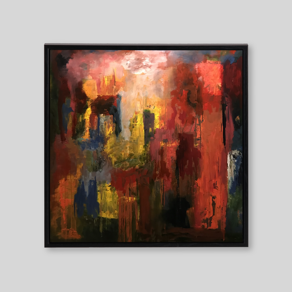Clash of colours Wall Canvas