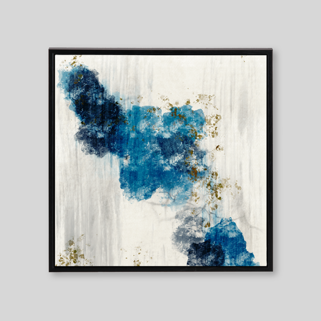 Restraint in Blue Wall Canvas